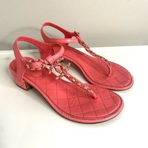 Chanel Leather Sandal Pink